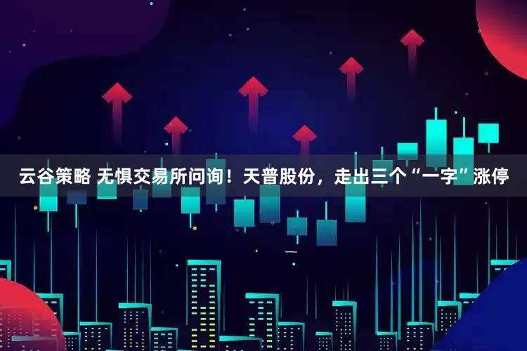 云谷策略 无惧交易所问询！天普股份，走出三个“一字”涨停